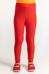 Toddler Girl Red Knit Bottom Trouser TG-TRKN-SS24-004